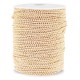 Fashion wire flat 5mm Nude beige-gold